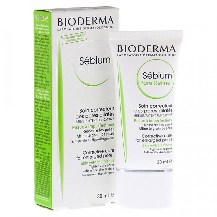 Kem Dưỡng Da Làm Se Khít Lỗ Chân Lông Giảm Bóng Nhờn BIODERMA Sebium Pore Refiner 30ml