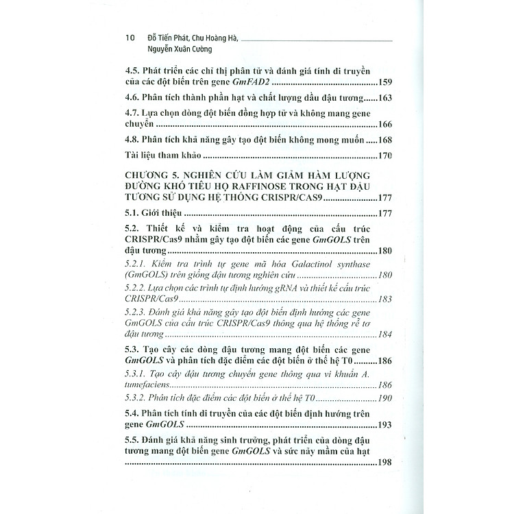 Phát Triển Và Ứng Dụng Hệ Thống Chỉnh Sửa Hệ Gene Trong Nghiên Cứu Cơ Bản Và Cải Tạo Giống Đậu Tương (Bộ Sách Chuyên Khảo Ứng Dụng Và Phát Triển Công Nghê Cao) - Ảnh 7