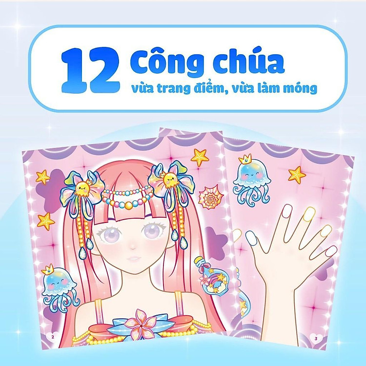Tiệm Làm Nail - Công Chúa Biển Xanh (400+ Stickers Dễ Thương) - Ảnh 4