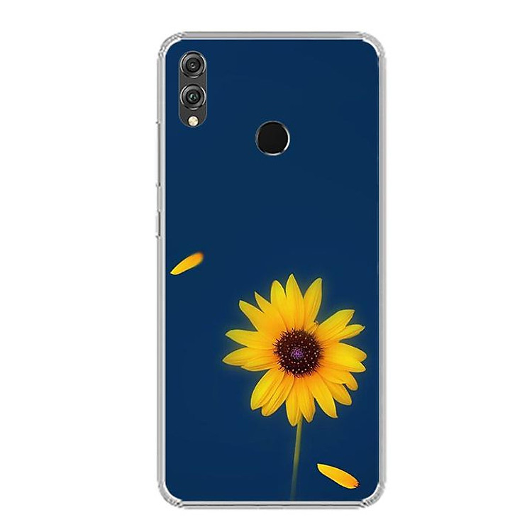 Ốp lưng dẻo cho điện thoại Huawei Honor 8X - 0327 SUNFLOWER06 - Hàng Chính Hãng