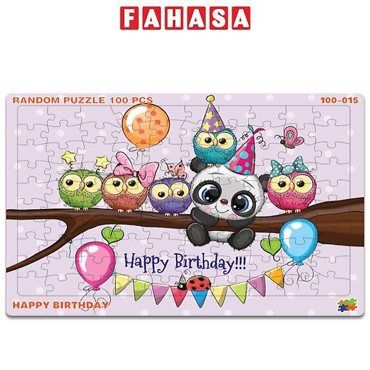 Mua tại Tiki: Mua Tranh Xếp Hình A3 100 Mảnh - Happy Birthday Chính hãng Giá rẻ