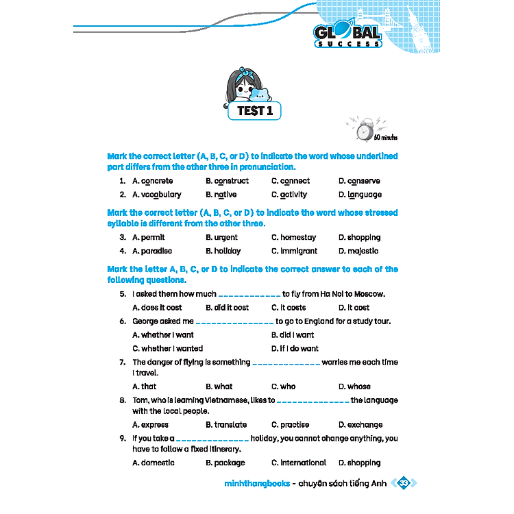 GLOBAL SUCCESS - Bộ Đề Kiểm Tra Tiếng Anh Lớp 9 Tập 2 - Ảnh 2