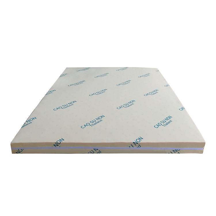 Nệm Cao Su Non THAILAND Vivian (2.0mx10cm) - Màu Vàng Nhạt - Vải Thun Lạnh - Có Dây Kéo