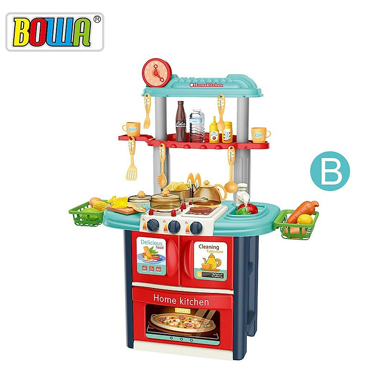 Đồ chơi nhà bếp 51 chi tiết BOWA Chính hãng Giá rẻ - Hình ảnh 4