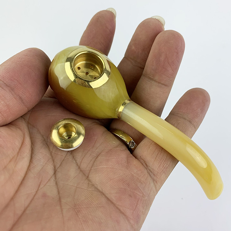 Tẩu Lọc Hút Thuốc Lá Bằng Sừng Kiểu Dáng Hoài Cổ 06 - Ảnh 2