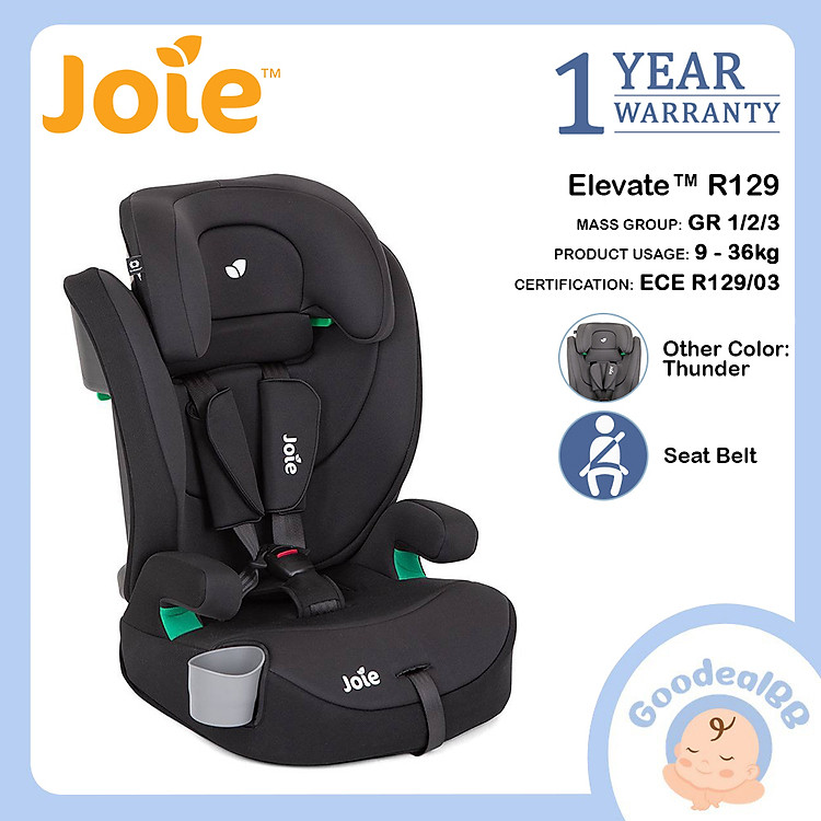 Ghế Ngồi Ô Tô Trẻ Em Joie Elevate Chính hãng Tiết kiệm