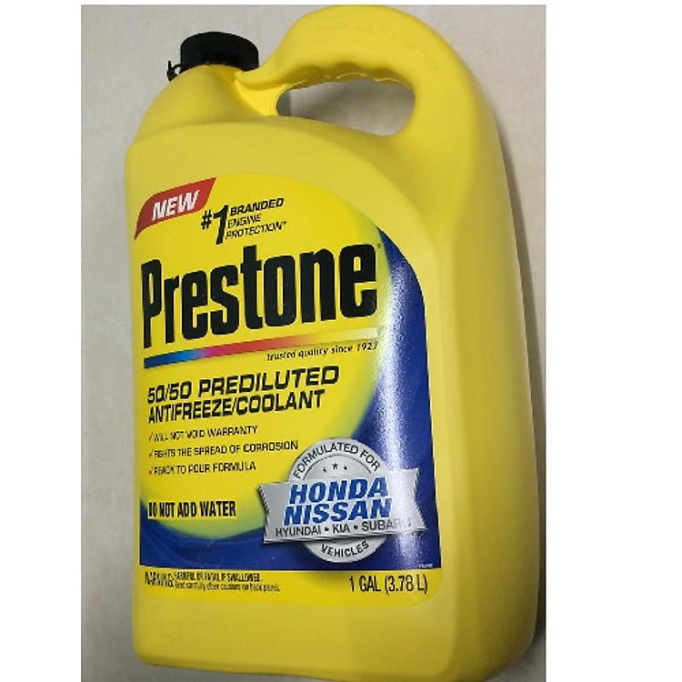 Nước Làm Mát Prestone AF6300 (3.78 lít) - nhập khẩu từ Mỹ chuyên dùng dòng Xe Hyundai, KIA, SUBARU