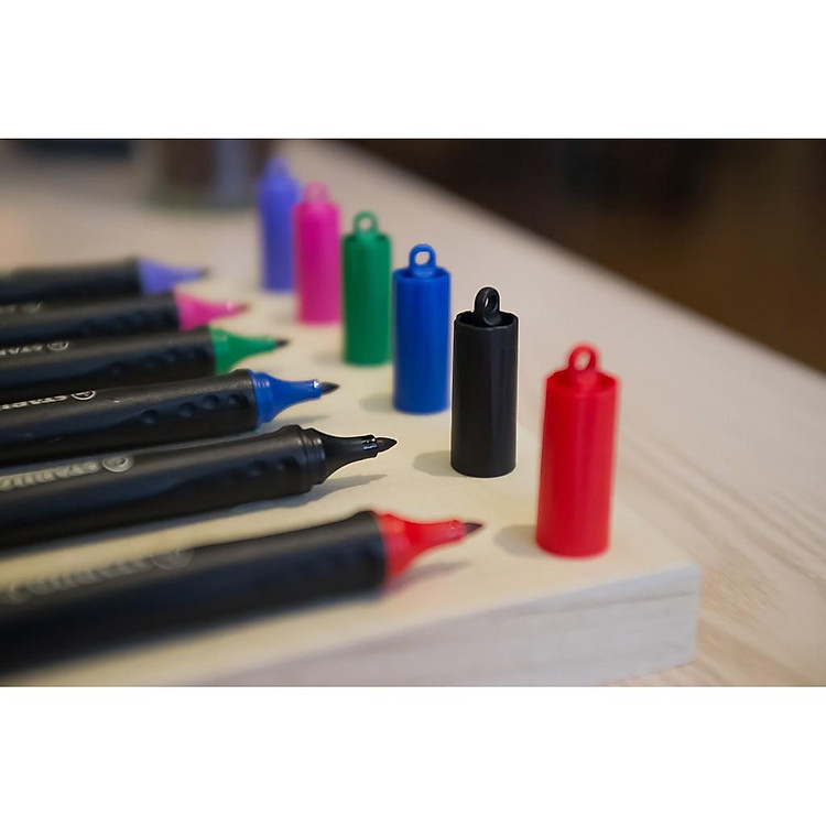 Bút Lông Dầu STABILO Cappi MarkerPen (10 chiếc) - Ảnh 5