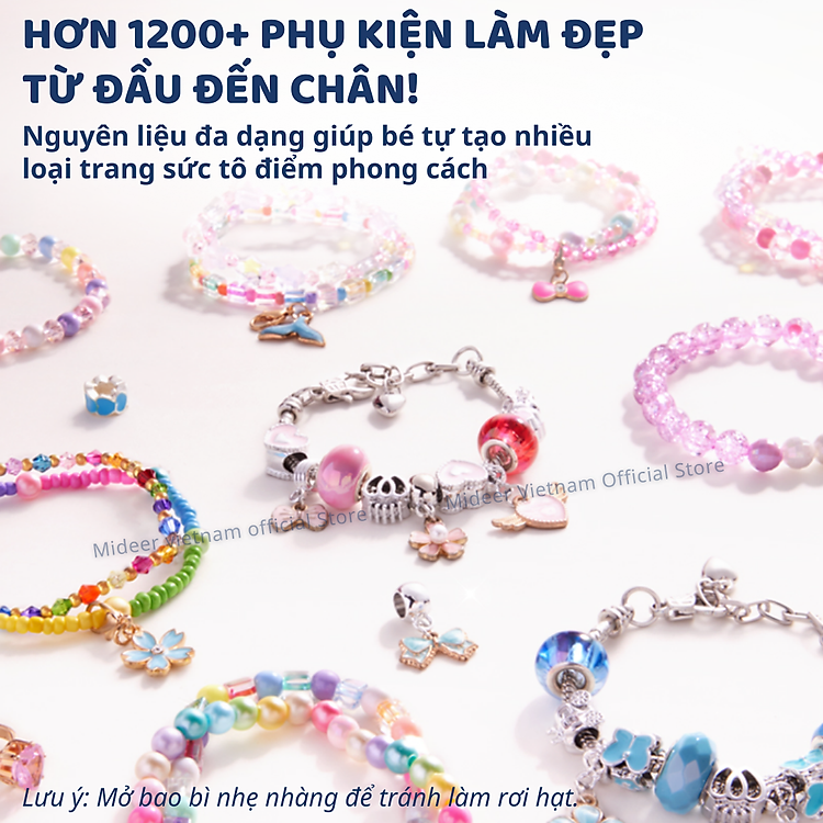 Phụ kiện bé gái Mideer: Vòng tay, sơn móng tay Chính hãng Tiết kiệm - Hình ảnh 5