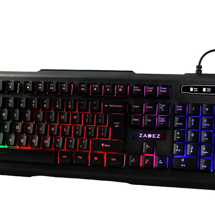 Bàn phím Văn Phòng Led Zadez G-851K - Hàng Chính Hãng