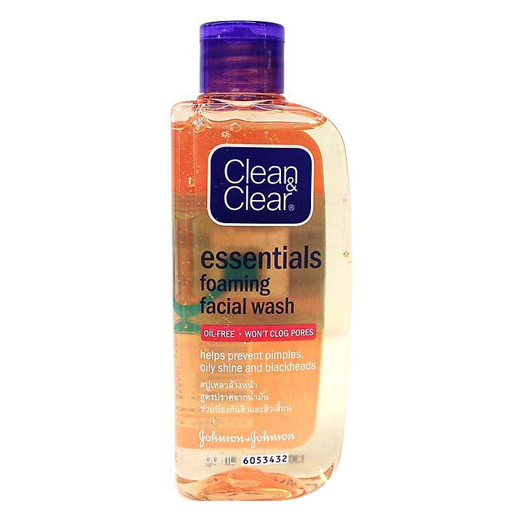 Sữa Rửa Mặt Tạo Bọt Chống Nhờn Clean & Clear (100ml) - Tặng Listerine Bright & Clean 80ml