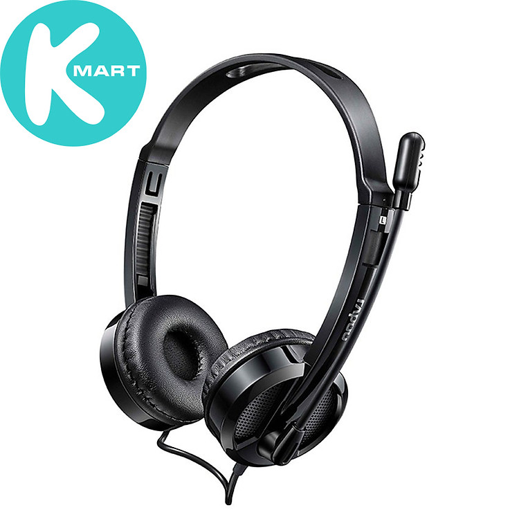 Tai nghe chụp tai có dây RAPOO H120 kết nối USB - Hàng Chính Hãng