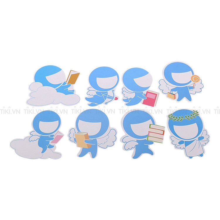 Bookmark Tiki - Thiên Thần (Bộ 8 Cái)