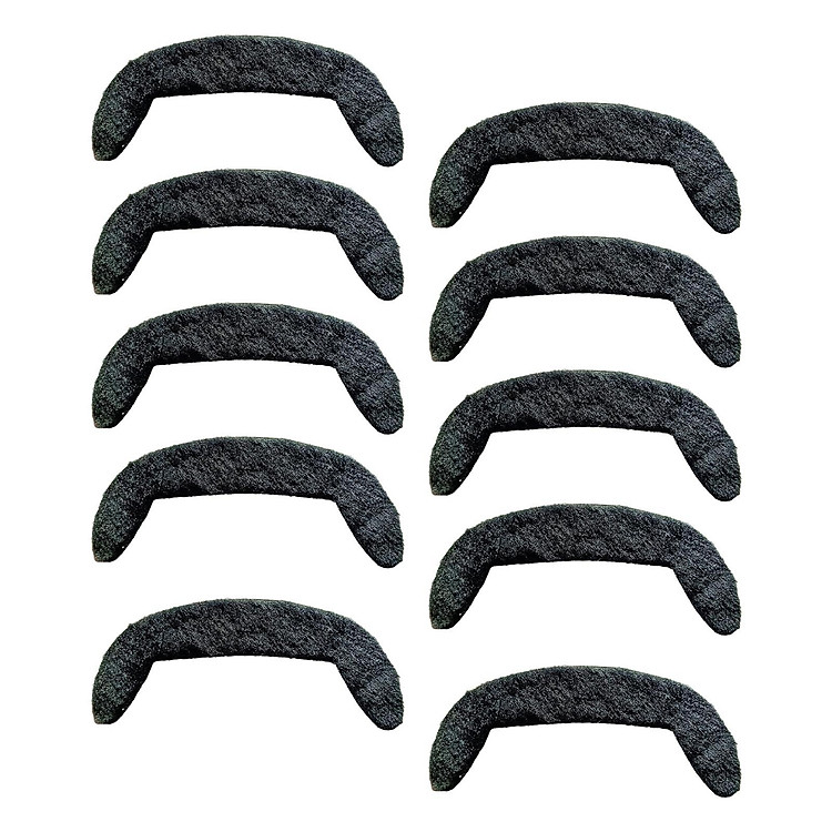 10 Pieces Fake Mustaches Costume Accessories Facial Hair Beard for Carnival