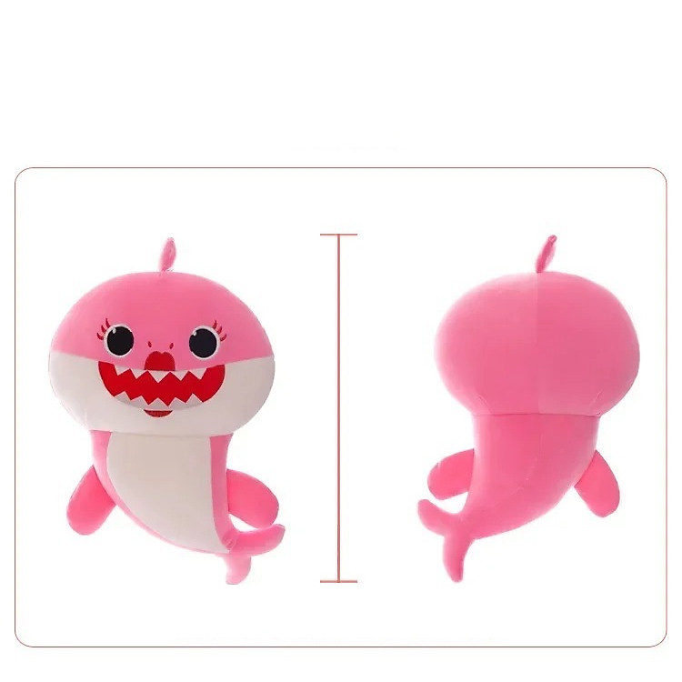Mua Thú nhồi bông cá mập baby shark 30cm Chính hãng Ưu đãi - Hình ảnh 4