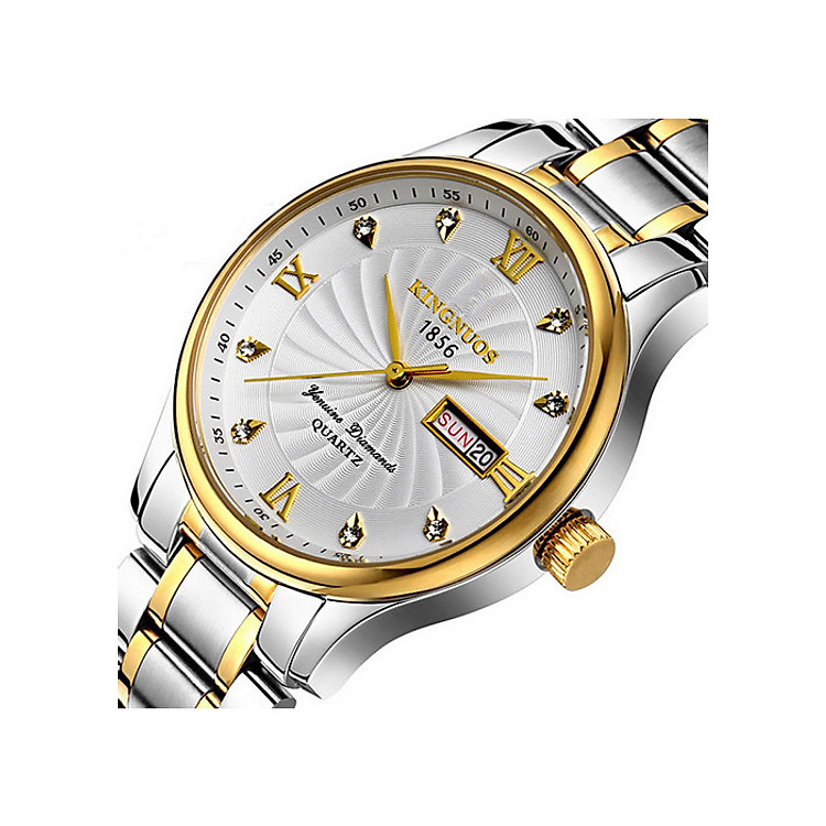 Đồng hồ nam KINGNUOS 5676 Dây thép không gỉ cao cấp