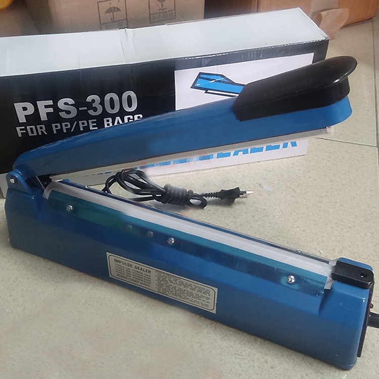 Máy hàn miệng túi dập tay 30cm vỏ nhựa