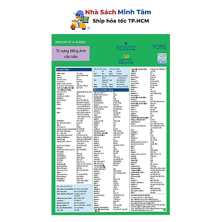English At A Glance – Từ Vựng Tiếng Anh Căn Bản