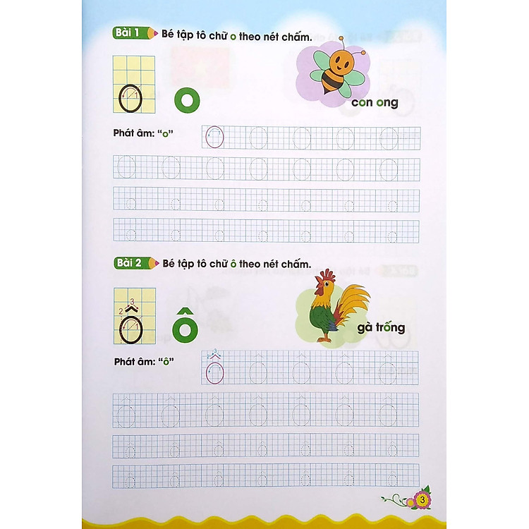 Cùng Bé Bước Vào Lớp 1 - Bé Tập Tô Chữ Và Số - Ảnh 4