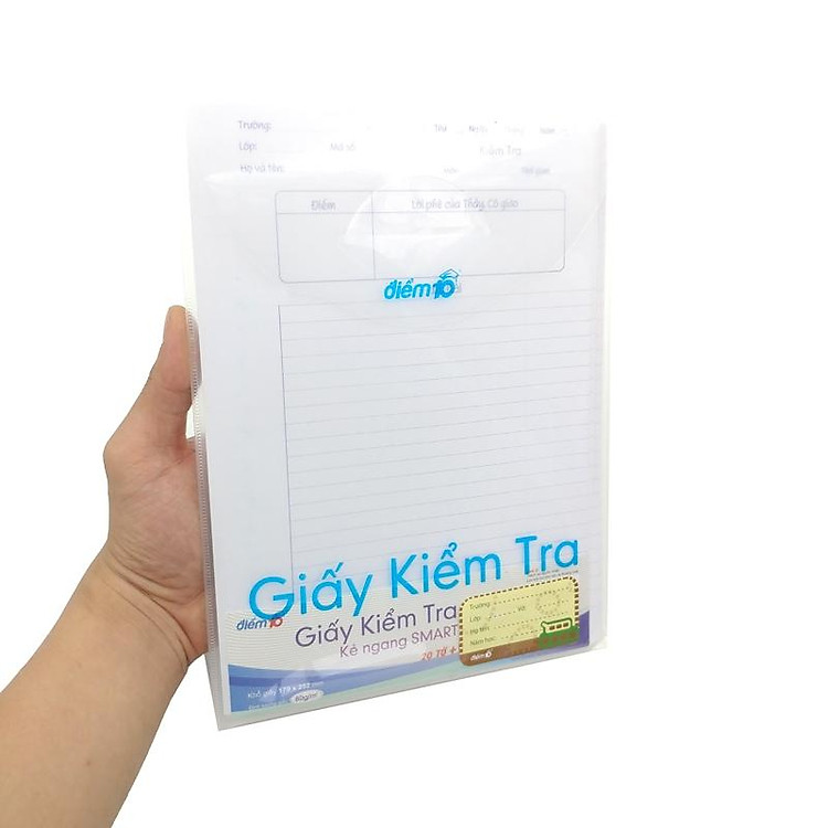 Giấy Kiểm Tra TP-GKT06 Kẻ Ngang Smart - Ảnh 6