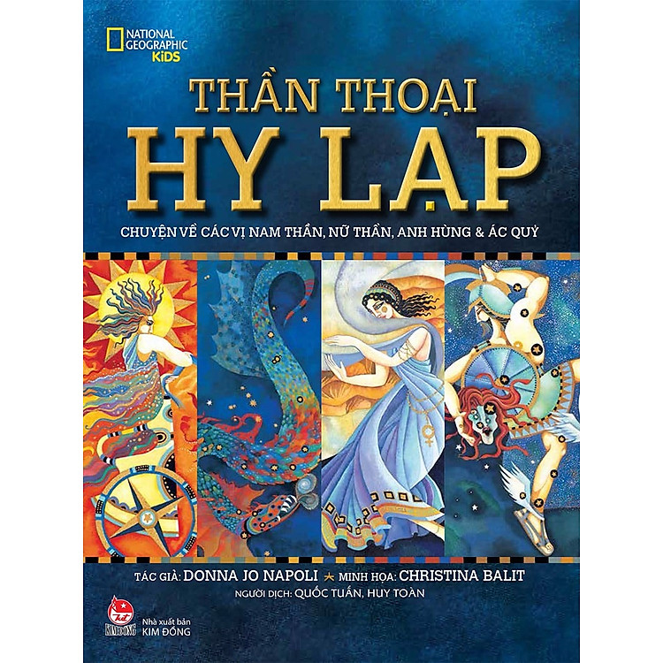 Sách - Thần thoại Hy Lạp - Chuyện về các vị nam thần, nữ thần, anh hùng & ác quỷ