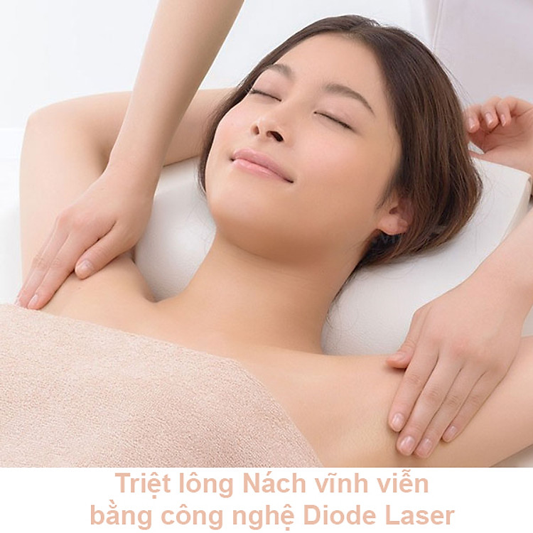 Trọn gói (06 - 10 lần) Triệt lông Nách vĩnh viễn bằng công nghệ Diode Laser - Bảo hành 05 năm tại TMV Nhật Mỹ