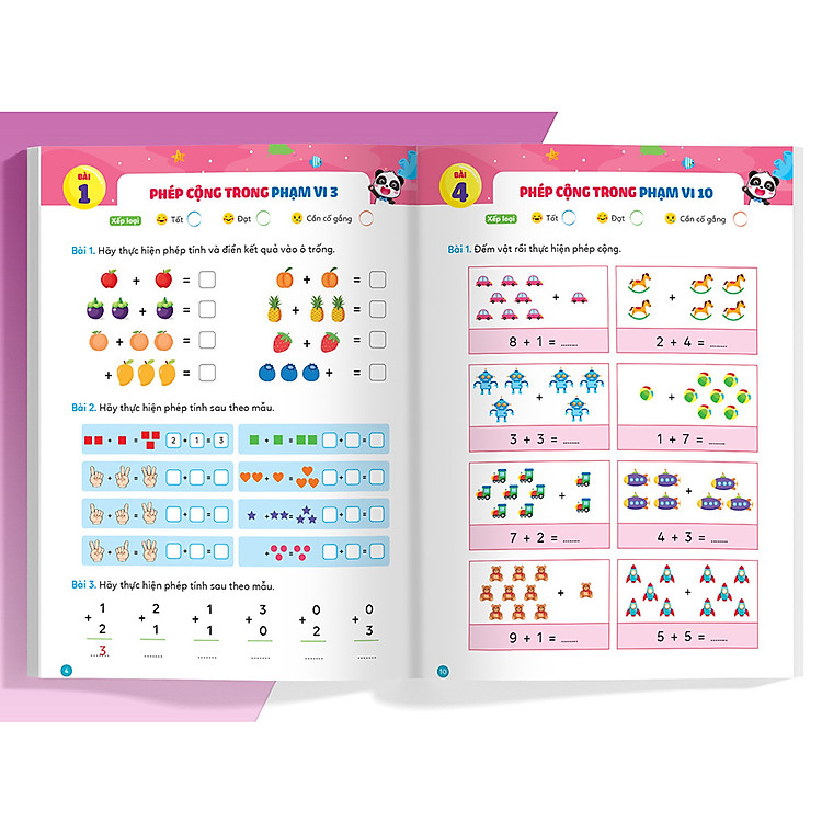 Phiếu Luyện Toán Tư Duy Cùng Gấu Kiki 5. Làm Quen Với Phép Tính - Ảnh 3