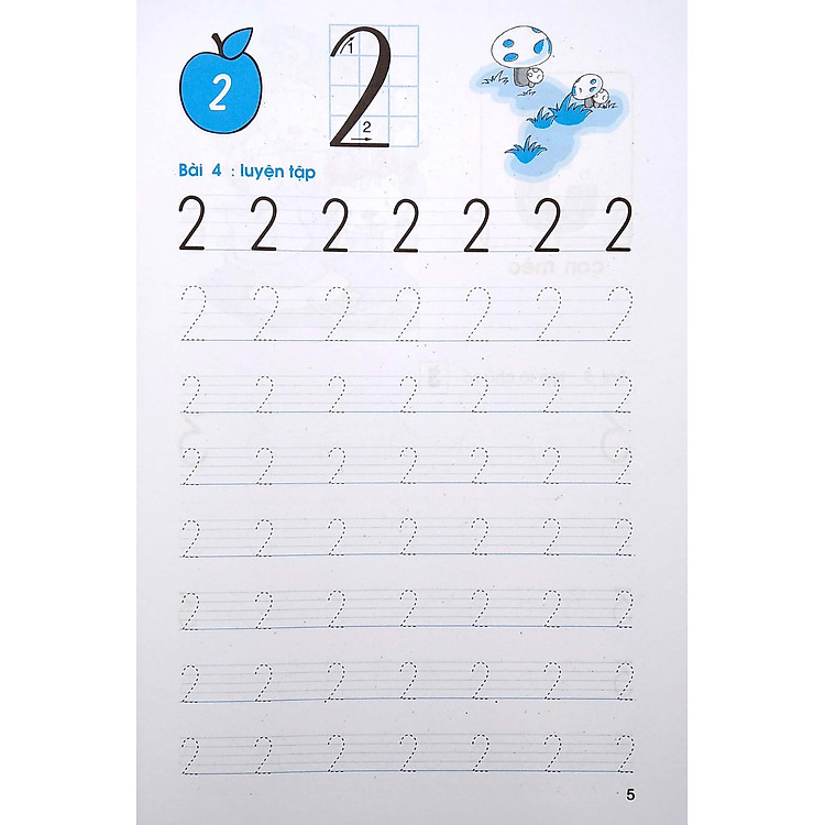 Bé Luyện Viết Theo Mẫu Chữ Mới - Tập Tô Số 1 (Tái Bản) - Ảnh 6