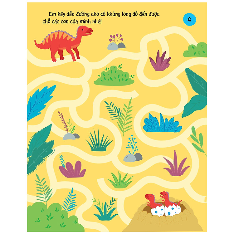 90++ Trò Chơi Phát Triển Chỉ Số IQ Cho Bé - Các Loài Khủng Long - Ảnh 5