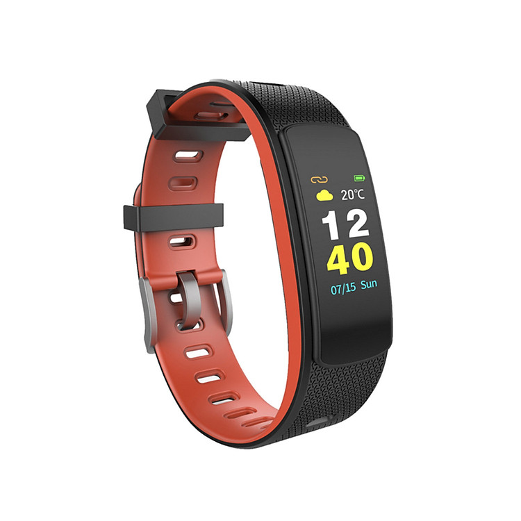 Vòng Đeo Tay Thông Minh Theo Dõi Sức Khỏe IWOWN I6 Hr-C (Đỏ) - Hàng Chính Hãng