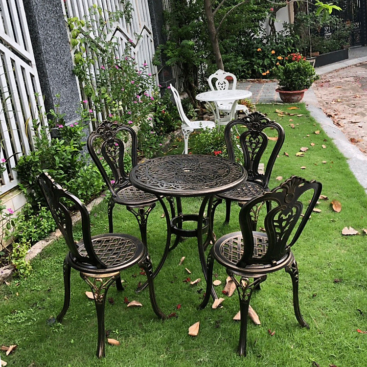 Bộ bàn ghế sân vườn nhôm đúc Vườn An Nam BG-002N