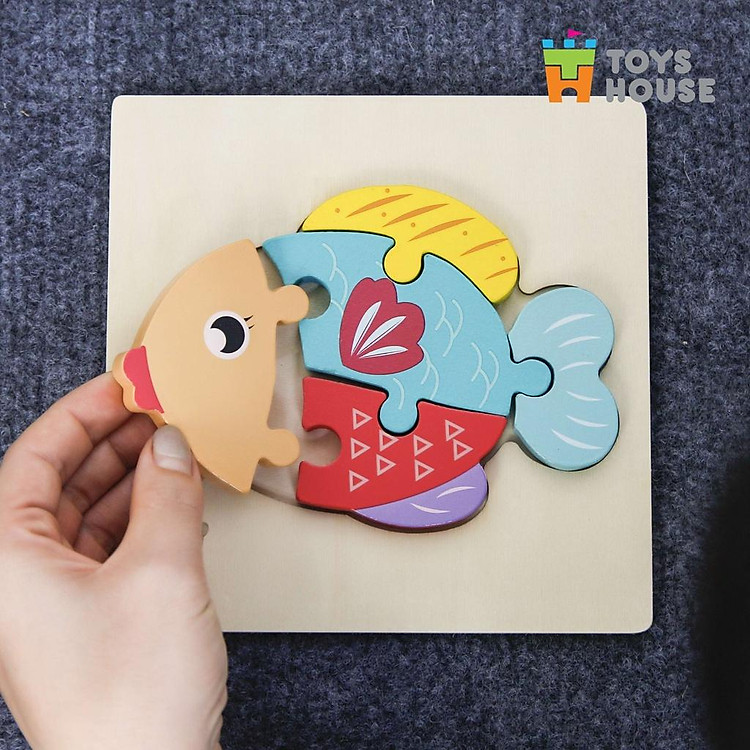 Đồ chơi ghép hình gỗ 3D cho bé Chính hãng Giá rẻ - Hình ảnh 4