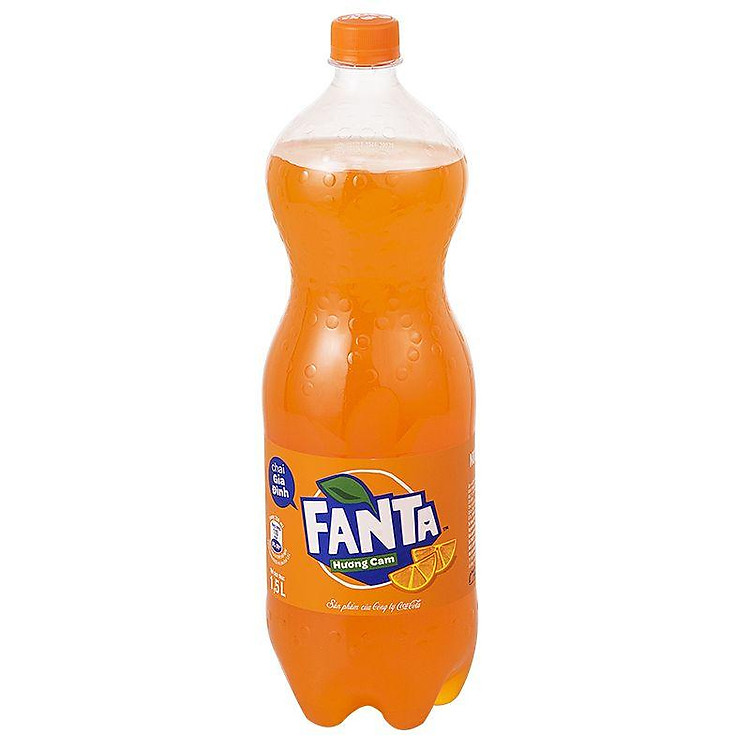 Nước Giải Khát Có Gas Fanta Hương Cam Chai 1.5L - 8935049500445