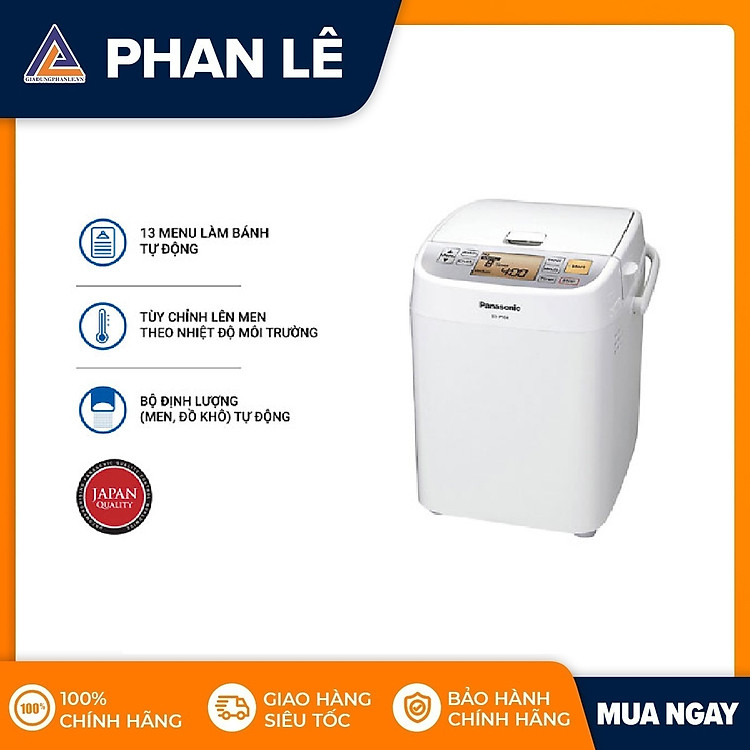 Máy làm bánh mì Panasonic SD-P104WRA - Hàng Chính Hãng