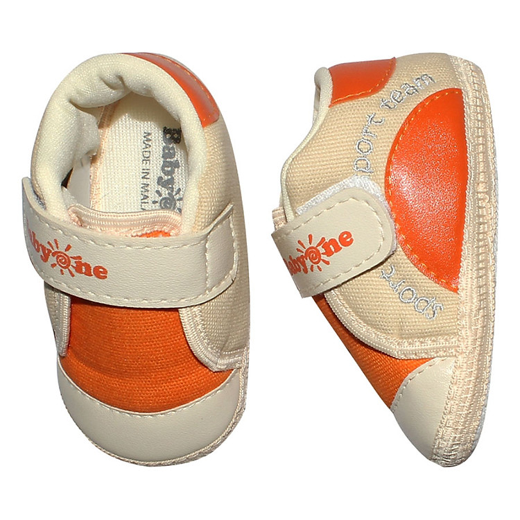 Giày Tập Đi Bé Trai BabyOne Hello B&B SS0817 - Cam
