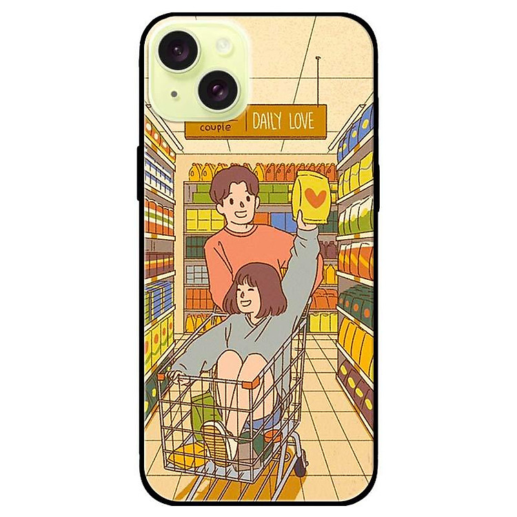 Ốp lưng dành cho Iphone 15 - Iphone 15 Plus - Iphone 15 Pro - Iphone 15 Pro Max - Anh và Em - Hàng Chính Hãng