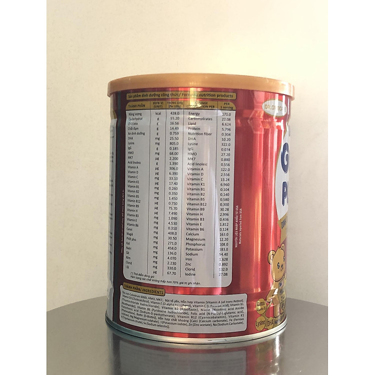 Sữa bột UC2 Platinum Grow Plus 800g Uy tín Giá rẻ - Hình ảnh 2