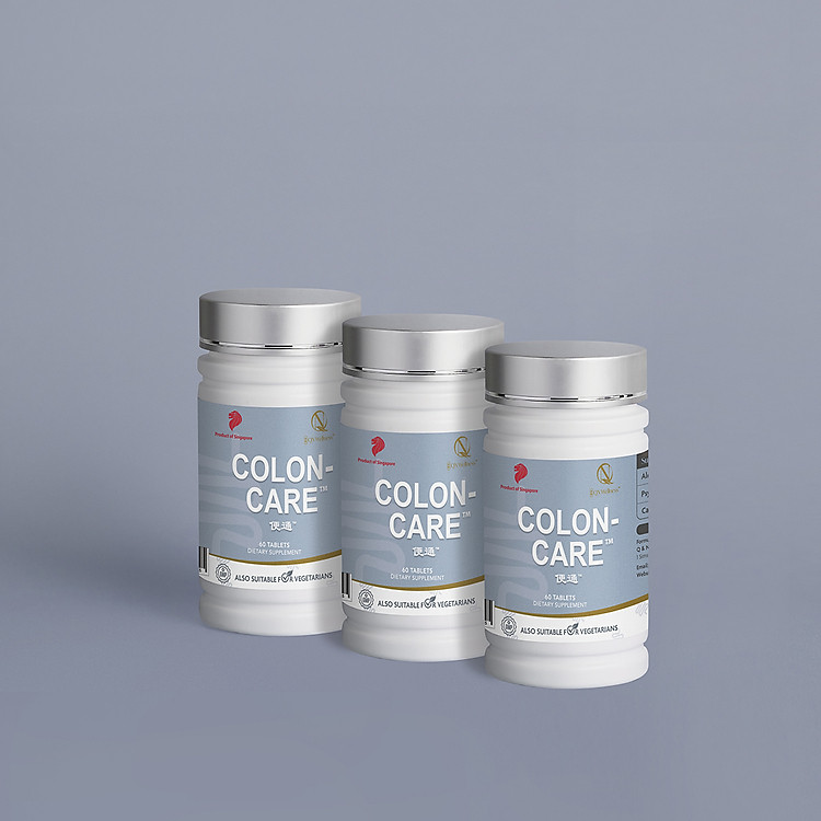 Combo Siêu Ưu Đãi Viên Uống Bổ Sung Colon Care QN Wellness Chiết Xuất Lô Hội, Hạt Mã Đề & Hạt Cassia Hỗ Trợ Đường Ruột, Bổ Sung Chất Xơ, Cải Thiện Trao Đổi Chất - Hộp 60 Viên x 3