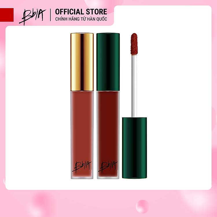 Combo 2 màu son Bbia Last Velvet Lip Tint – #12 Sweet Boss và ASIA EDITION - #A5 Hoian Brick