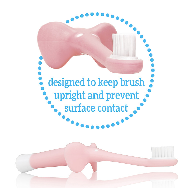 Bàn chải đánh răng voi hồng Dr.Brown's Chính hãng Giá rẻ - Hình ảnh 3