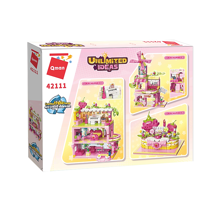 Mua Đồ chơi lắp ráp Qman 42111 - 3 trong 1 Chính hãng Ưu đãi - Hình ảnh 5