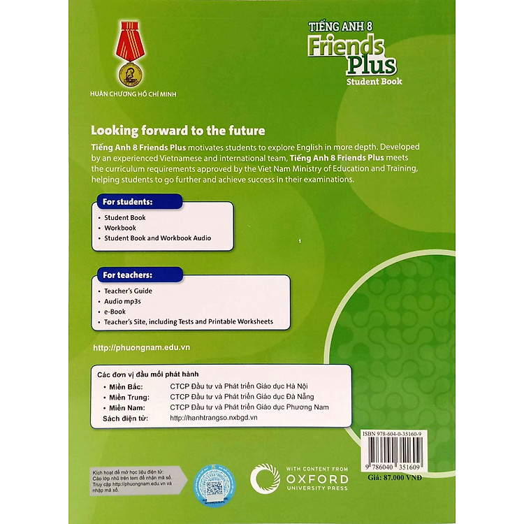 Tiếng Anh 8 Friends Plus - Student Book (2023) - Ảnh 6