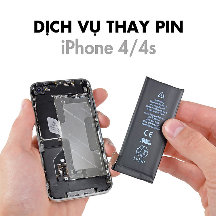 Dịch Vụ Thay Pin iPhone 4/4S