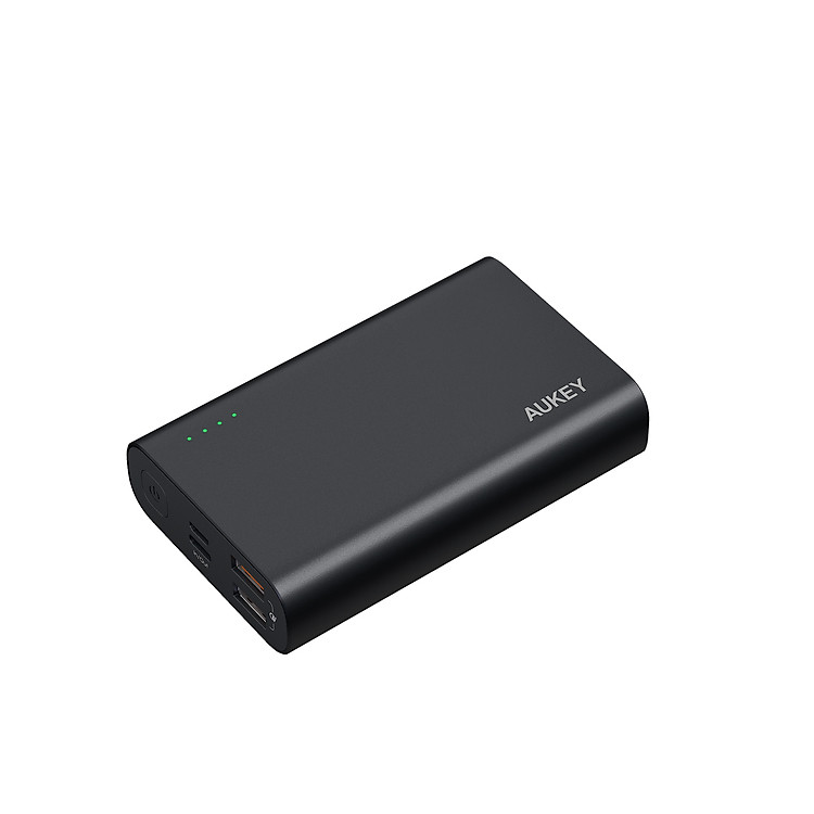 Pin Sạc Dự Phòng 10000mAh Aukey PB-XD12 Sạc Nhanh Quick Charge 3.0 Power Delivery 2 Chiều Công Suất 18W - Hàng Chính Hãng