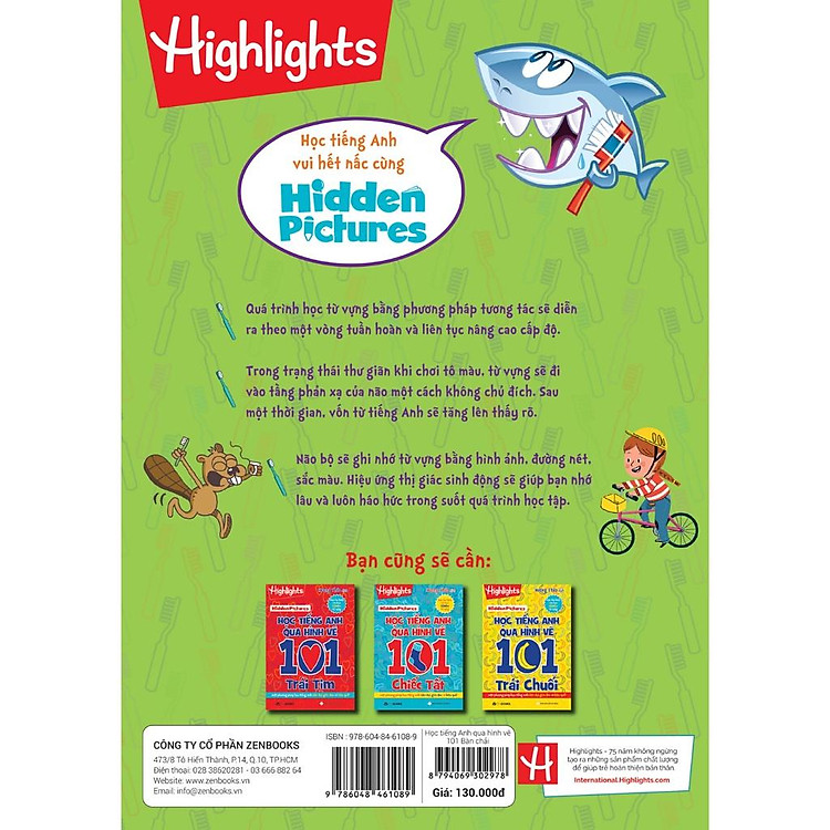Hidden Pictures – Học Tiếng Anh Qua Hình Vẽ 101 Bàn Chải - Ảnh 2