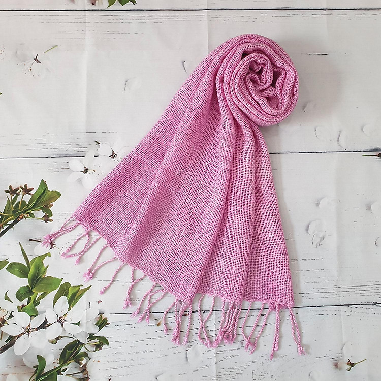 Khăn Đũi Xốp KX36160 (hồng sen)