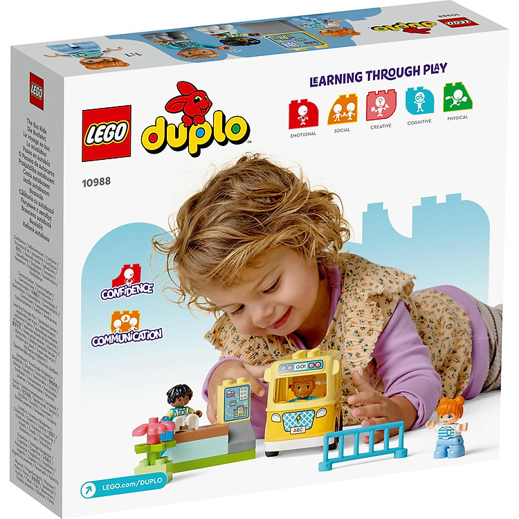 LEGO DUPLO 10988 Xe buýt di động Chính hãng Tiết kiệm - Hình ảnh 4