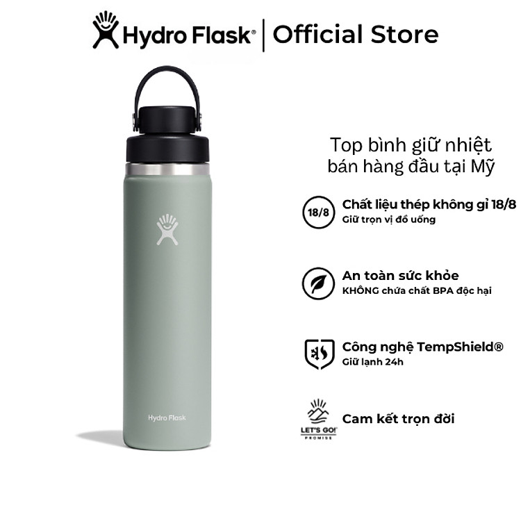 Bình giữ nhiệt Hydro Flask 24 OZ Wide Flex Chug Cap - Hàng chính hãng(Season 2024)