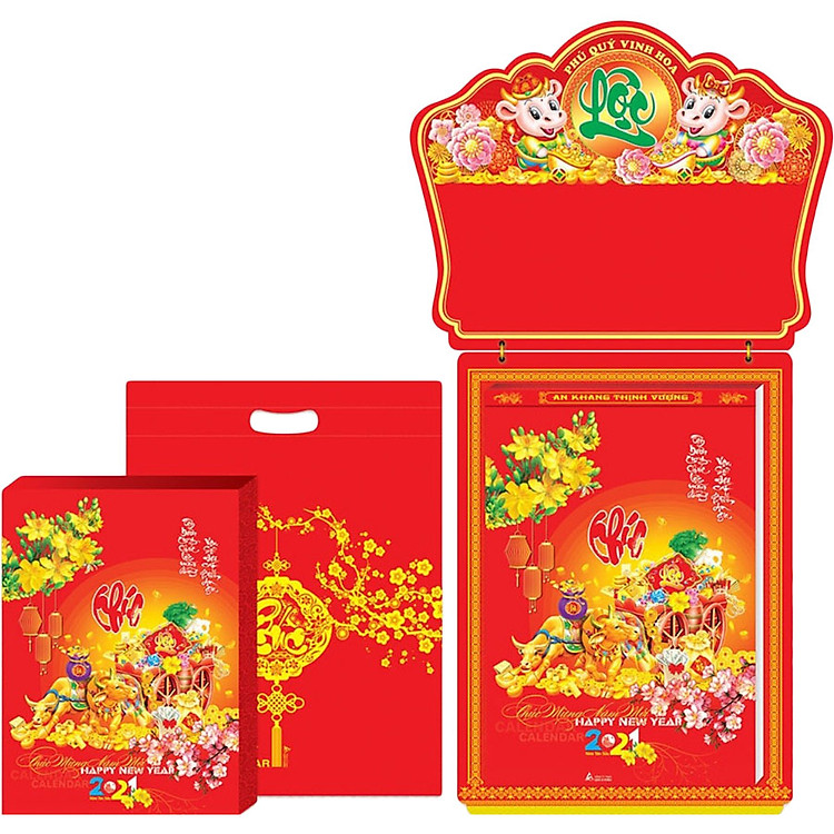 Lịch Bloc Gia Vũ Siêu Đại (20x30 cm) - Tân Niên Phú Quý