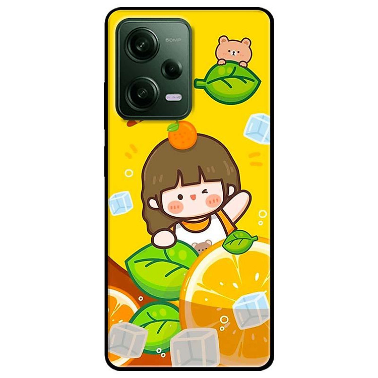 Ốp lưng dành cho Redmi Note 12 - Redmi Note 12 Pro 4G - Redmi Note 12 Pro 5G - Cô Gái Cam - Hàng Chính Hãng